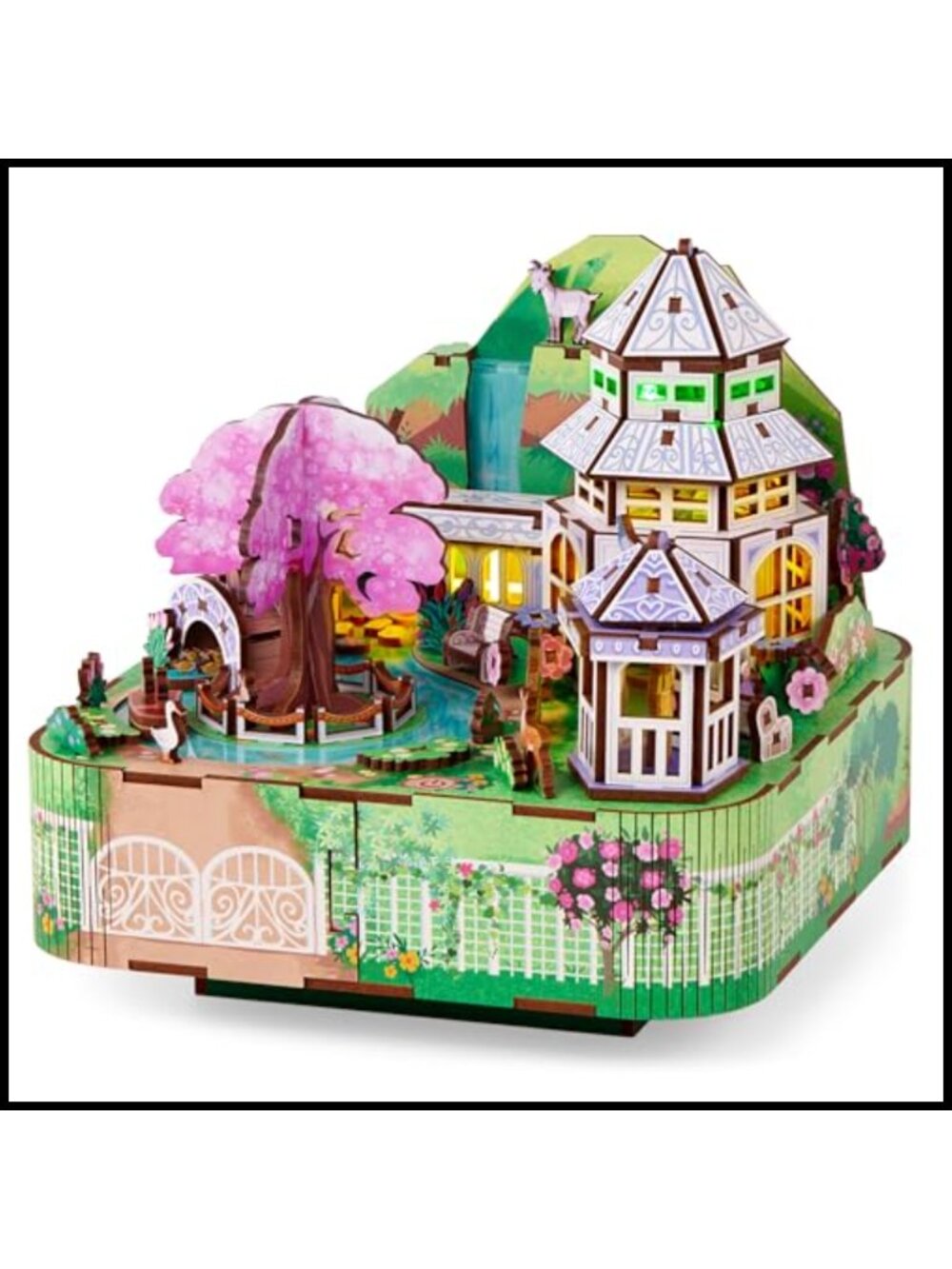 Arkitec Botanical Garden Wooden 3D Build Model Kit Adult DIY Craft Greenhouse